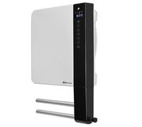 Termoventilatori da bagno a parete con controllo digitale Radialight Windy 2B con barra scaldasalvietta 1800W