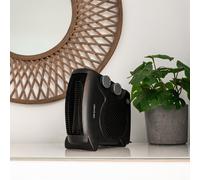 Cecotec Termoventilatore ReadyWarm 2000 Max Dual Black. 2000 W, 3 Modalità di Funzionamento (Cool/Warm/Hot), Leggero, Termostato Regolabile, Silenzioso, Sicurezza da Surriscaldamento