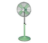 Termozeta TZLN02G Ventilatore a piantana London in metallo stile vintage (ventola 40 cm; motore 50W,41.9 W, AC), Verde, 440x1200x410 mm
