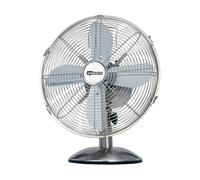 Termozeta Ventilatore da tavolo Manchester TZMA01 – 4 pale in acciaio, 3 velocità, oscillante