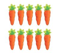 TERNCOEW 10 pezzi pasquali taglierina e forchetta porta posate tasca borsa a forma di carota argenteria organizzatori di pentole decorazione pasquale argenteria ornamenti unico festa decorazione da