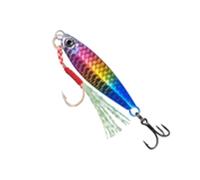TERNCOEW 10g/20g Lontano Casting Jigs Affondamento Esche Da Pesca Metallo Cast Jigging Cucchiaio Esche Spinnerbait con Treble Hook Spinner Esche Metallo Casting Jig Lure