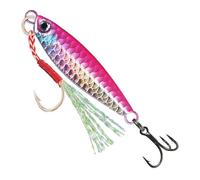 TERNCOEW 10g/20g Lontano Casting Jigs Affondamento Esche Da Pesca Metallo Cast Jigging Cucchiaio Esche Spinnerbait con Treble Hook Spinner Esche Metallo Casting Jig Lure