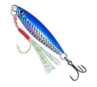 TERNCOEW 10g/20g Lontano Casting Jigs Affondamento Esche Da Pesca Metallo Cast Jigging Cucchiaio Esche Spinnerbait con Treble Hook Spinner Esche Metallo Casting Jig Lure