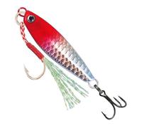 TERNCOEW 10g/20g Lontano Casting Jigs Affondamento Esche Da Pesca Metallo Cast Jigging Cucchiaio Esche Spinnerbait con Treble Hook Spinner Esche Metallo Casting Jig Lure