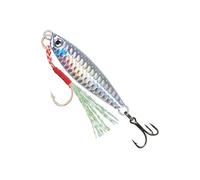 TERNCOEW 10g/20g Lontano Casting Jigs Affondamento Esche Da Pesca Metallo Cast Jigging Cucchiaio Esche Spinnerbait con Treble Hook Spinner Esche Metallo Casting Jig Lure