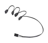 TERNCOEW 4P ARGB Adattatore 4Pin a 5V 3Pin ARGB Cavo di prolunga per HDLL120 Alimentazione stabile e controllo LED Gaming PC Modding