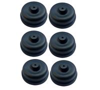 TERNCOEW 6PCS Diaframmi Sostituzioni Per Acquari Pompe di Ossigeno Gomma Silicone Pompe di Aria Accessori Fishtank Diaframmi Parte di Ossigeno Sostituzione Silicone Cup