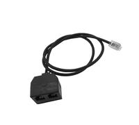 TERNCOEW Adattatore compatto RJ9 per addestramento telefonico, splitter a Y per una facile configurazione e connessione di affidabilità in ambiente di ufficio adattatore per addestramento telefonico