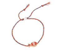 TERNCOEW Alla moda Pesce Intrecciato Ciondolo Con Cavo Regolabile Lega Gioielli Per Le Donne Moda Polso Accessori Artistico Intrecciato Catena A Mano Accessorio, Misura unica, come descritto