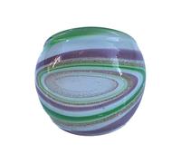 TERNCOEW Anelli di vetro floreali avvolti a mano in filo metallico etnico ispirato ai gioielli artistici realizzati a mano anelli artistici comodi anelli in filo metallico, Misura unica, come