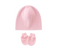 TERNCOEW Cappello da ospedale comodo elastico per neonati cappelli fetali per ragazzi ragazze da 0 a 1 mese con guanti accessori per cappelli per neonati, A, Taglia unica