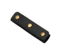 TERNCOEW Comodo scudo di presa per borsa cinghia resistente all'abrasione PU fibbia di fissaggio manica protettiva per maniglie della borsa resistente all'usura manica tracolla borsa, Nero , One Size