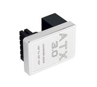 TERNCOEW Connettori di alimentazione della scheda grafica PCIe5.0 ATX3.0 Ready Shock Resistant Alloggio in alluminio Soluzione ottimizzata per la gestione dei cavi Connettori di alimentazione GPU ABS