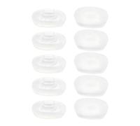 TERNCOEW Cuscinetti per naso regolabili per occhiali per bambini, materiali in silicone morbido, facile installazione, design antiscivolo, cuscinetti in silicone morbido per piccoli, Misura unica