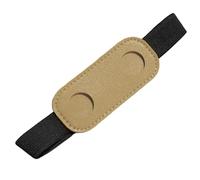 TERNCOEW Elastico Banda Matita Sacchetti Portapenne Custodia in Pelle PU Custodia in Pelle Elastica Matita Pu Leather Pouch per raccoglitori, Giallo