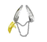 TERNCOEW Fermaglio per capelli con catena di frutta coreana Colorato Dolce Fermagli per capelli Fascia per le donne Ragazza Punk Clip laterale Accessori per capelli Clip per capelli
