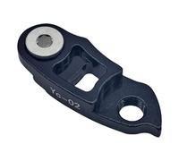 TERNCOEW Gancio per deragliatore esteso per biciclette in lega di alluminio Design di installazione rapida Stabilità di spostamento migliorata Strumento di progettazione pratico libera l'installazione