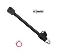 TERNCOEW Mandrino pneumatico per semi camion 6.5 "Extended Reach Double Head 1/4" FNPT Metallo per Gonfiatore Pneumatico Mandrino Aria