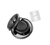 TERNCOEW Metallo Twist Serrature Chiusura Fibbia Chiusure Con Rondella Per Borsa Borsa In Pelle Artigianato Zaino Hardware Chiusure Borsa Pollice, Nero , One Size