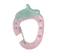 TERNCOEW Moschettone in acrilico con ciondolo a forma di manuale decorativo, portachiavi leggero, con fibbia per borsa, supporto fatto a mano per donne, elegante decorazione per borsa, H, Taglia unica