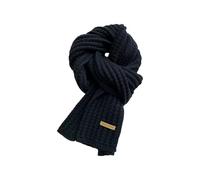 TERNCOEW Sciarpa calda per coppie, morbida e confortevole, morbida e testurizzata, lunga silenziatore per lui e per le sue giornate fredde, sciarpa in maglia traspirante essenziale, Nero , Taglia