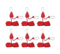 TERNCOEW Tenda Tie Down Appendini Corda Campeggio Puleggia Regolata Riflettente Legami Giù Appendini Guida Tenda Per Outdoor Puleggia Regolatore Corda Campeggio