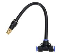 TERNCOEW Ugelli di nebulizzazione in ottone per ugelli Mister Ugello Filettatura T con spina regolabile per connettore a tre vie esterno