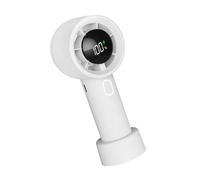 TERNCOEW Ventilatore portatile pieghevole Modalità di raffreddamento variabili Display digitale Lunga durata della batteria per escursioni all'aperto Ventole di raffreddamento per le donne Pieghevole