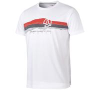 Ternua Halpu - T-shirt - uomo White/Red 2XL
