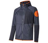 Ternua Ragger M - felpa in pile - uomo L Dark Blue/Orange man Recycled Materials,Bluesign,Dwr,Pfc-Free,Recycled Polyester
