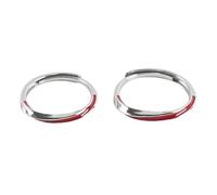 Teron Sterling Silver Mobius Red Line Wedding Band per le Donne Anello di Promessa Regolabile in Moda di Lusso Leggero, Design di Nicchia per il Fidanzamento