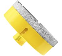 Teronbeta Punta per Trapano Diamantata 120mm, M14 Filetto Vacuum Brasato Foretto Sega a Tazza Diamantata per Piastrelle Porcellana Marmo Ceramica Granito