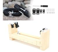 Teror Braccialetto tessitura telaio set, ombrello corda braccialetto fai da te paracord Jig telaio in legno intrecciato kit di attrezzi per maglieria all'aperto