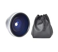 Teror Obiettivo fisheye, Argento Forte applicabilità Obiettivo aggiuntivo Super fisheye da 37 mm 0,25X per obiettivi per Fotocamera Ca_liber da 37 mm