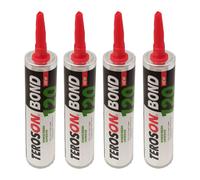 Teroson Bond 120 Adesivo Per Vetri Auto 310ml Sostituisci Parabrezza 4 Pezzi
