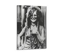 Terp Janis Joplin, poster artistico da parete, regalo per amici, camera da letto, soggiorno, decorazione estetica moderna con cornice, 30 x 45 cm