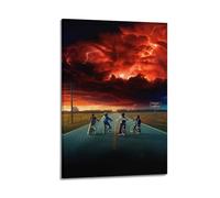 Terp Poster artistico da parete, motivo Stranger Things, regalo per amici, camera da letto, soggiorno, stile moderno, con cornice, 30 x 45 cm