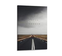 Terp Poster motivazionale da parete con film e musica, regalo per amici, camera da letto, soggiorno, decorazione estetica moderna, 30 x 45 cm, stile cornice