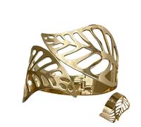 Terpe Cravatta | 6 Cm Foglie Drape Tieback | Ganci Del Supporto Per Tende | Porta In Stile Primaverile In Metallo Con Design A Foglie Di Lamina D'oro, Tocco Durevole Ed Elegante Per Soggiorno, Hotel O