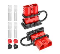 Terphadp Anderson Connector, 120A 2-6 Gauge Batteria Quick Connect 12V-36V Anderson Plug Batteria Quick Connect (2 Pezzi)