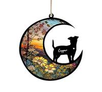 Terphadp Cane Commemorativo, Personalizzato con Nome, Data e Razza del Cane, per la Perdita del Pet, Leggero e Facile da Utilizzare, Realizzato in Acrilico Colorato.