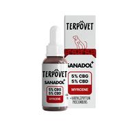 TERPOVET SANADOL+ 5% CBD E CBG (10 ml) - Prodotto cosmetico a base di estratto di canapa per il benessere dei cani e dei gatti
