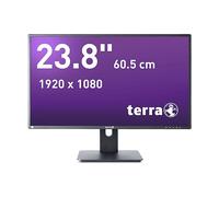 Terra Pivot Greenline Plus 2456W PV V4 24" Monitor Full HD IPS nero USB-C con 15W Power Delivery, DisplayPort, HDMI, regolabile in altezza, Pivot Greenline Plus