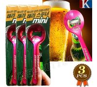 Terra Beer Spooner ROSA 3 pezzi edizione limitata forma cucchiaio rosa apribo...