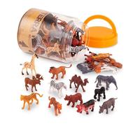Terra by Battat 60 Pezzi Anmali Savana Miniature assortite statuette bambini 3+anni