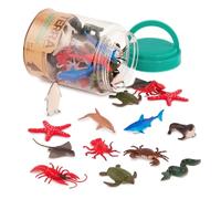 Terra by Battat Animali marini in tubo, 60 miniature oceaniche