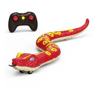Terra by Battat - Serpente RC: Pitone rosso - Serpente RC - Rettile telecomandato - Pitone telecomandato per bambini - Rettile strisciante - 5 anni +