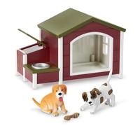 Terra By Battat Set da gioco per cani da 5 pezzi con statuette di cani giocattolo - Figure di animali durevoli e realistiche per i più piccoli - Set da gioco educativo incoraggia il gioco fantasioso e