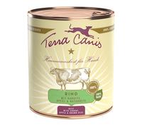 Terra Canis 6 x 800 g - Manzo con Carota, Mela e Riso integrale